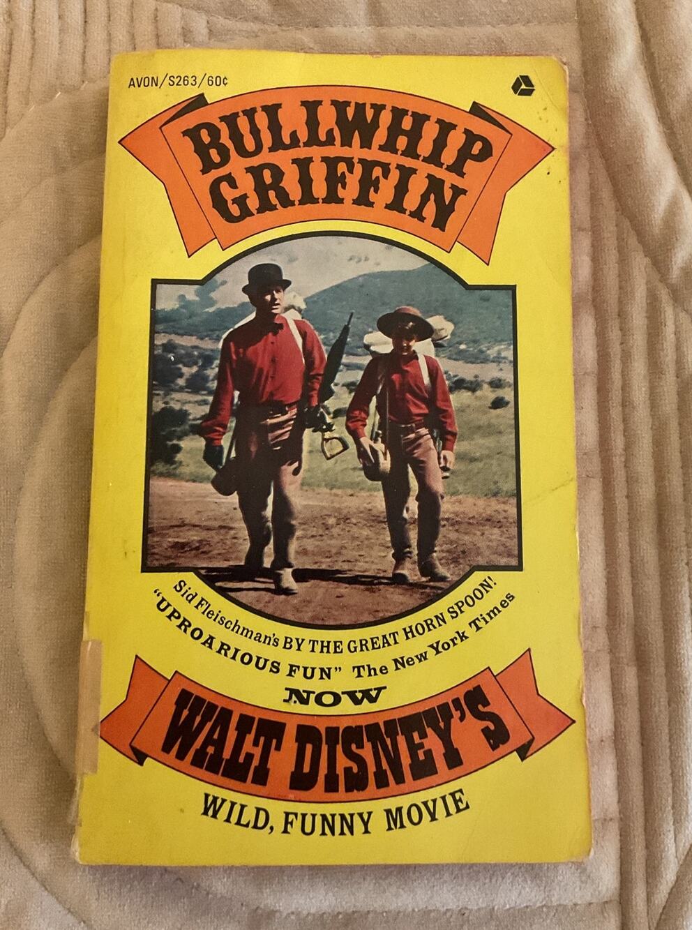 1967 The Adventures Of Bullwhip Griffin Walt Disney Vintage Paperback